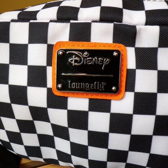 Loungefly Disney Mickey Donald Goofy Checkered Fanny Pack - Picture 6 of 13